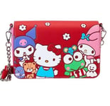 Sanrio - Sac bandoulière LoungeFly Hello Kitty & Friends "Color Block" - Loungef