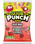 Sour Punch Bites Rad Reds - Vingummi med Sura Fruktsmaker 142 Gram (USA Import)