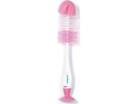 Babyono Self-Standing Brush For Bottles And Teats With Suction Cup And Retractable Mini Brush (728/03)