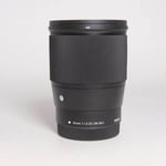 Sigma Used 16mm f/1.4 DC DN Contemporary - Canon M Mount