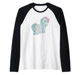 My Little Pony Original Sunlight Distressed Color Portrait Manche Raglan