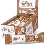 PhD Smart Bar-High Protein Low Sugar Bar, Salted Fudge Brownie, 64 g, Pack of 12