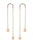 SNÖ Of Sweden Fanny Double Chain Ear G/Clear Guld