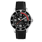 Ice-Watch - Ice Steel Black - Montre Noire pour Homme avec Bracelet en Silicone - 015773 (Large)