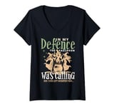 Womens Magic in the Cauldron Funny Witchy Pagan Solstice Yule Magic V-Neck T-Shirt