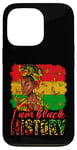 Coque pour iPhone 13 Pro I am Black History Juneteenth celebration afro-américain