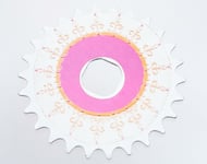 Disney 26T Bike / Bicycle Steel Sprocket For One Piece Crank (OPC)- White & Pink