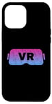 Coque pour iPhone 14 Plus Virtual Reality VR Vintage Gamer Video lunettes vidéo