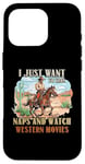 Coque pour iPhone 16 Pro Faites la sieste et regardez un fan du film Western Movie Lover