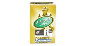 Michelin chambre a air vtt c4 aircomp latex 26x1 9 2 20 valve schrader 42mm