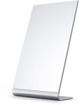 NEZZOE Miroir de Maquillage Moderne, 30,5 cm de Long, Miroir de Bureau en Aluminium, Miroir de courtoisie pour comptoir, Chambre, Salle de Bain, dortoir