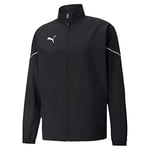 PUMA Men's teamRISE Sideline Jacket Woven Black White, XL