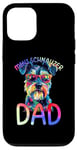 iPhone 12/12 Pro Mini Schnauzer Dad Color Pop Art Mens Mini Schnauzer Lovers Case