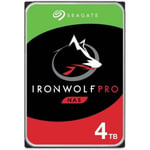 Seagate IRONWOLF PRO 4 Tt SATAIII 256 Mt 3,5" Fabriksrenoverad hårddisk