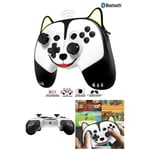 Manette Pour Nintendo Switch - Lite Bluetooth Sans Fil Animal Noir Gaming Pandy Taille Enfant Fonctions Macro Et Turbo