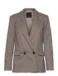 Mango Double-Breasted Blazer Brun