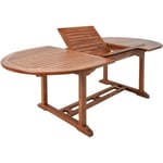 Table de Jardin Vanamo eois d'eucalyptus 200x100x74cm Table Extensible avec rallonge pour extérieur terrasse7