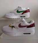 NIKE AIR MAX 1 PRM Animal Print SIZE UK 3.5 EUR 36.5 (BV1977 100)