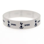 Tottenham Hotspur FC Officiell Silikon Armband En Storlek Vit White One Size