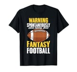 Fantasy Football Commissioner Funny FFL Commish Draft Kicker T-Shirt