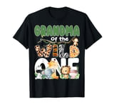 Grandma Of The Wild One 1st Birthday Safari Family Matching T-Shirt