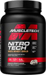 MuscleTech NitroTech 100% Whey Gold Protein Powder, Build Muscle Mass, Whey Iso