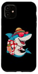 iPhone 11 Shark Hawaiian Funny Aloha Hawaii Holidays Beach Lover Fan Case