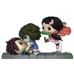 Figurine Funko Pop! Moments - Demon Slayer - Tanjiro & Nezuko Vs. Temple Demon