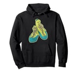 Old rock climbing shoes illustration climbing gear Pullover Hoodie