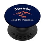 Lost On Purpose Austria Travel Vacation Austria PopSockets Adhesive PopGrip