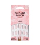 Tekokynnet Elegant Touch Polish Nails Jackie, ranskalainen manikyyri, soikea