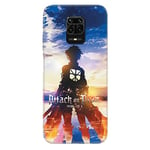 Coque pour Xiaomi Redmi Note 9S / 9 Pro Manga Attaque Titans Soleil