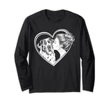 Saint Bernard Mom Dog Art Valentine's Day Heart Long Sleeve T-Shirt