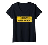 Womens Military Front Toward Enemy, Front Towards Enemy V-Neck T-Shirt