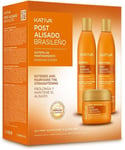 Traitement Kativa post lissage Brazilian Vegan 3 produits