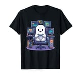 Funny Ghost Gamer Halloween Console PC Cute Gaming Ghost T-Shirt