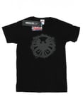 Marvel Womens/Ladies Agents Of SHIELD Brushed Logo Cotton Boyfriend T-Shirt - L