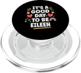 EILEEN Personalized Retro Girls Custom EILEEN Name PopSockets PopGrip for MagSafe