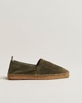 Castañer Pablo Casual Suede Espadrilles Verde Bosque