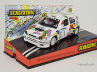 Slot Car SCX Scalextric 6034 Toyota Corolla "Tein Sport" - Fujimoto / Sircombe