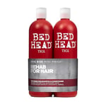 Bedhead by TIGI | Ensemble de shampooing et revitalisant Resurrection | Soins capillaires pour cheveux cassants et abîmés | Formule de soin puissante et régénérante | 2 x 750 ml