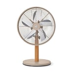 SWAN SFA16920OAT Nordic 12 Inch Desk Fan with 3 Power Levels, Oscillation Function, Adjustable Tilt and Low Noise Output, Oatmeal