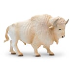 Safari Ltd- Safari White Buffalo Animaux, 180929, Blanc, Petit