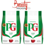 (Pack Of 2 ) PG Tips 1100 Original Bags Catering One Cup Tea Bags 2.2kg