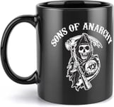 Mug Sons Of Anarchy Sons Of Anarchy Dessin Animé Tasse À Café Tasse À Thé En Céramique Tasse À Cacao Grande Capacité Unisexe Cadeau Créatif Personnalisé 330 Ml