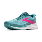 Brooks Femme Trace 3 Sneaker, Aqua Storm Pink, 38 EU