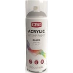 6 stk AKRYLSPRAYMALING, HØYTEMPERATUR SORTEFFEKT SPRAY, 400 ML