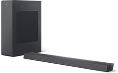 Philips TAB6305/10 Bluetooth 2.1 TV Soundbar with Wireless Subwoofer, Black CL