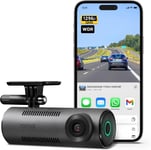 Dashcam Voiture Avant Arriere M310 2K 1296P Camera Voiture,Wifi Integres,Wdr,Enregistrement En Boucle Time-Lapse,Mode Stationnement 24H,Camera Embarquee Voiture De Contrôle App,Max 256 Go