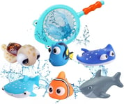 Finding Nemo Toys - 7Pcs Finding Dory Nemo Bath Squirters Bath Toys Baby Squirt